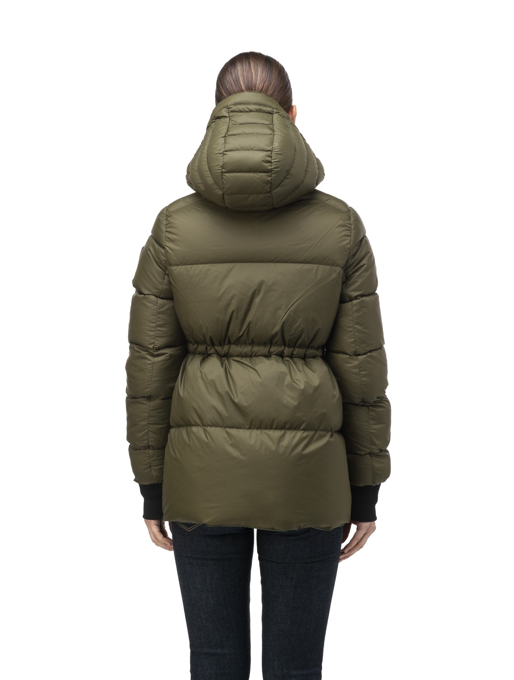 Army fatigue puffer outlet coat