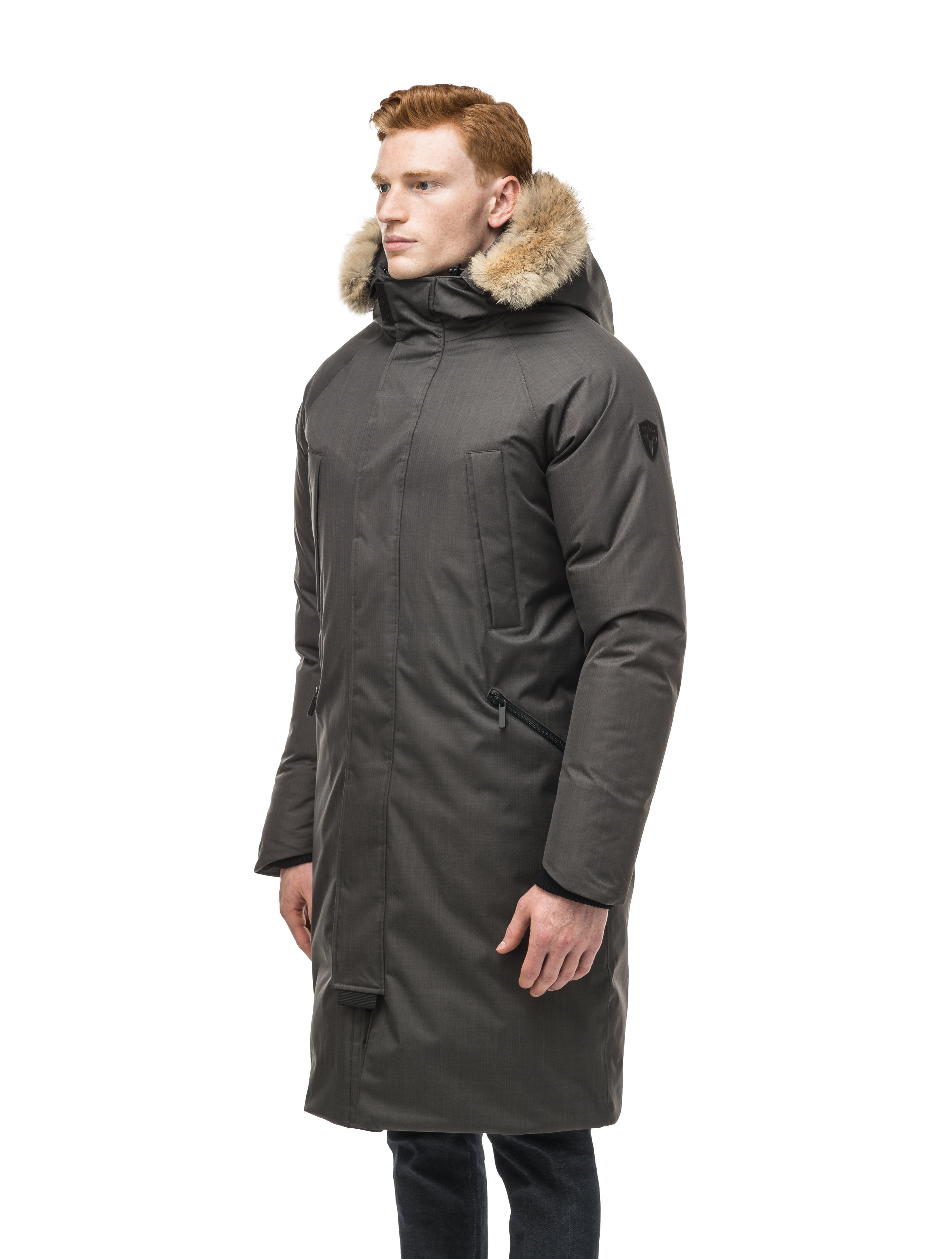 Knee length shop winter parka