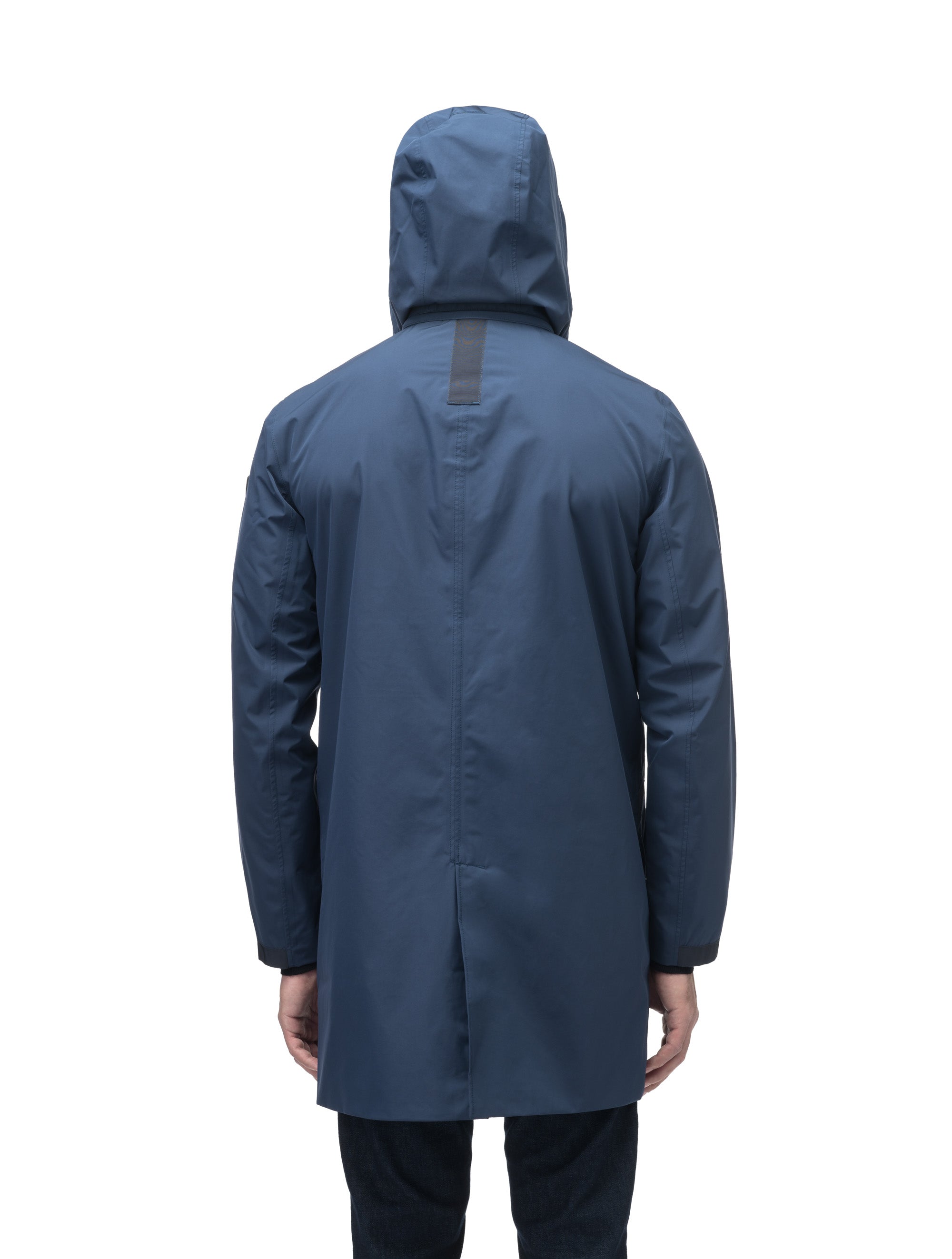 Knee length shop raincoat mens