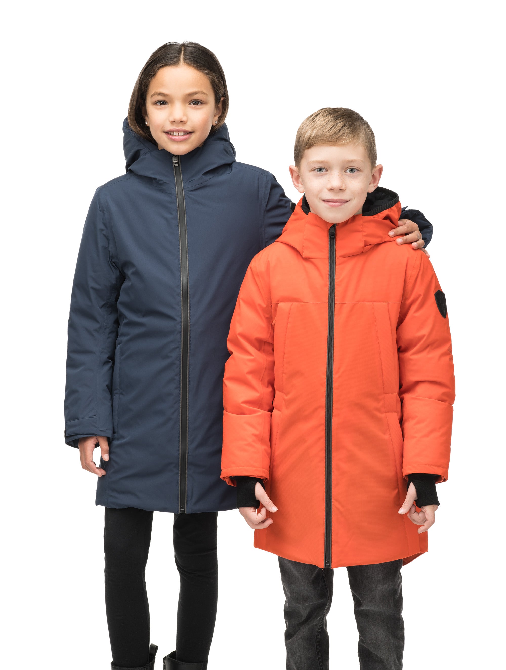 Kids duck down jacket sale