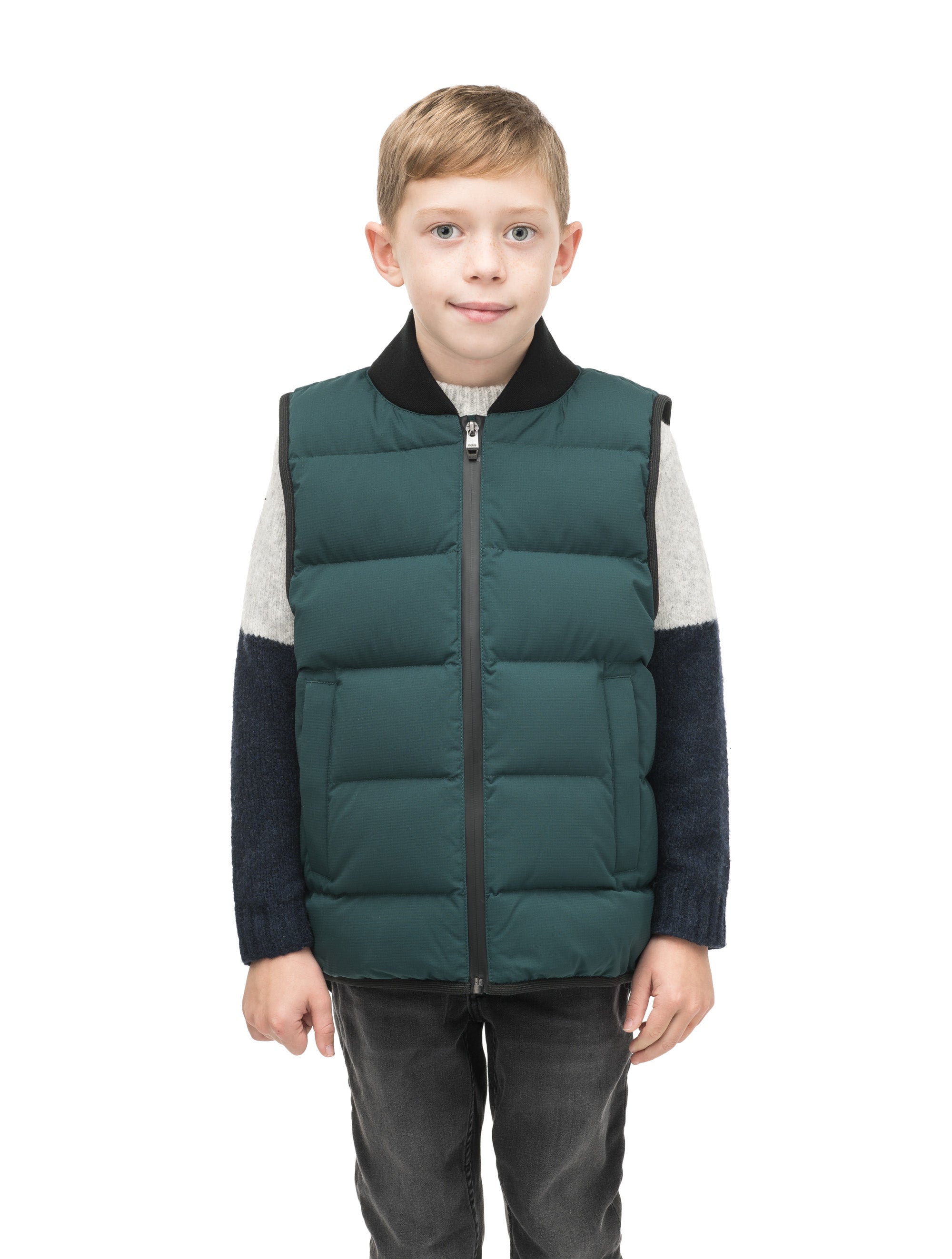 Kids black puffer outlet vest